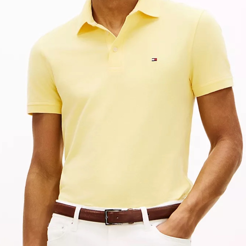 REGULAR FIT STRETCH TOMMY POLO